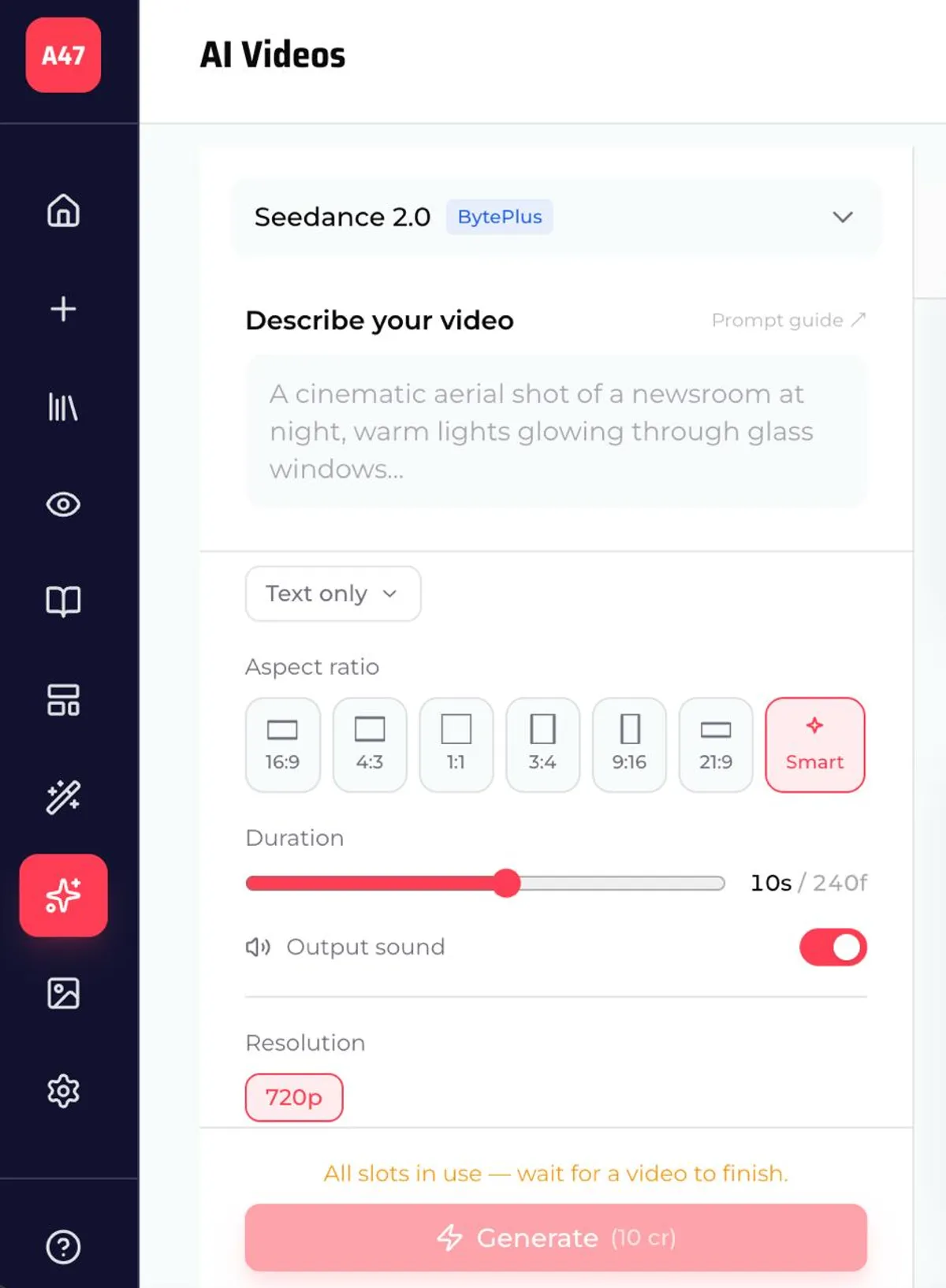 A47 Media AI Videos screenshot