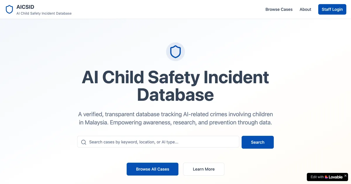 Ai-child-safe-my screenshot