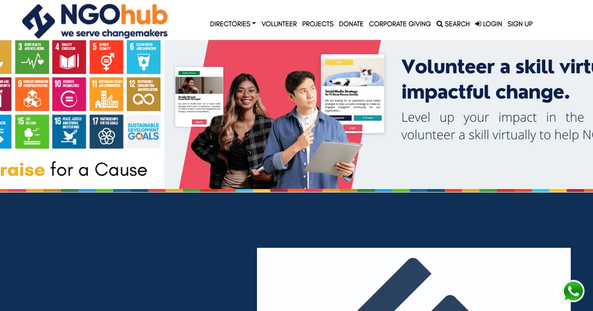 NGOHub screenshot